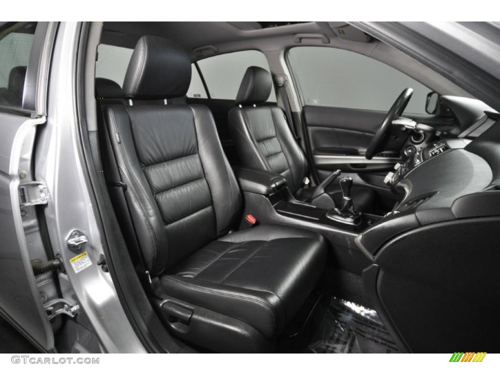Black Interior 2008 Honda Accord EX-L Sedan Photo #48208738