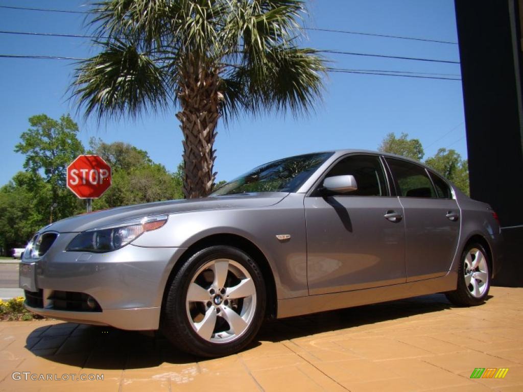 Silver Grey Metallic 2006 BMW 5 Series 530i Sedan Exterior Photo #48208930