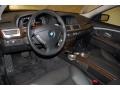 Black 2008 BMW 7 Series 750Li Sedan Steering Wheel