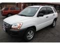 2007 Clear White Kia Sportage LX  photo #2