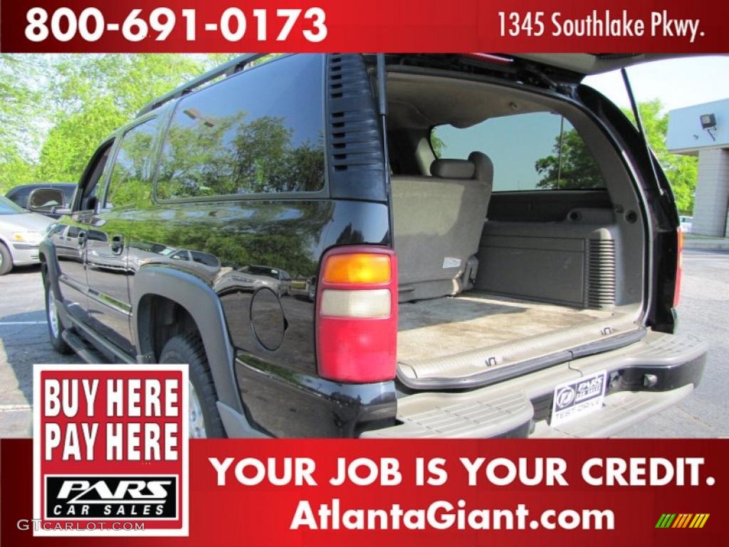 2003 Suburban 1500 Z71 4x4 - Black / Gray/Dark Charcoal photo #7