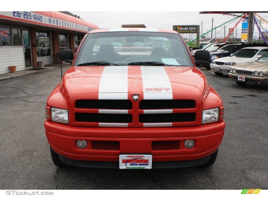 1998 Ram 1500 SS/T Regular Cab - Flame Red / Gray photo #1