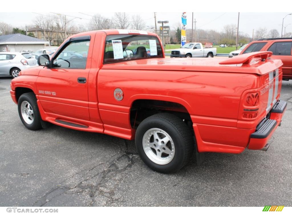 1998 Ram 1500 SS/T Regular Cab - Flame Red / Gray photo #4