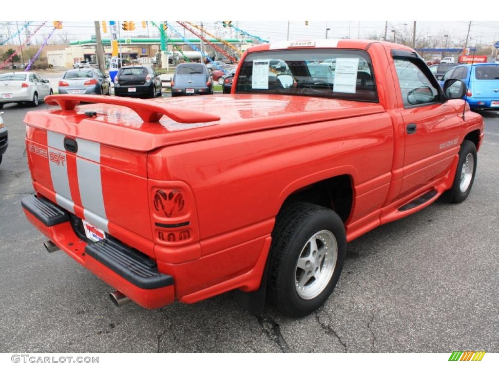 1998 Ram 1500 SS/T Regular Cab - Flame Red / Gray photo #6