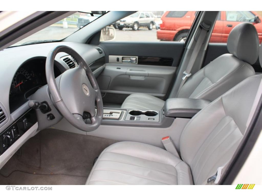 Dark Stone/Medium Light Stone Interior 2004 Lincoln LS V6 Photo #48211426