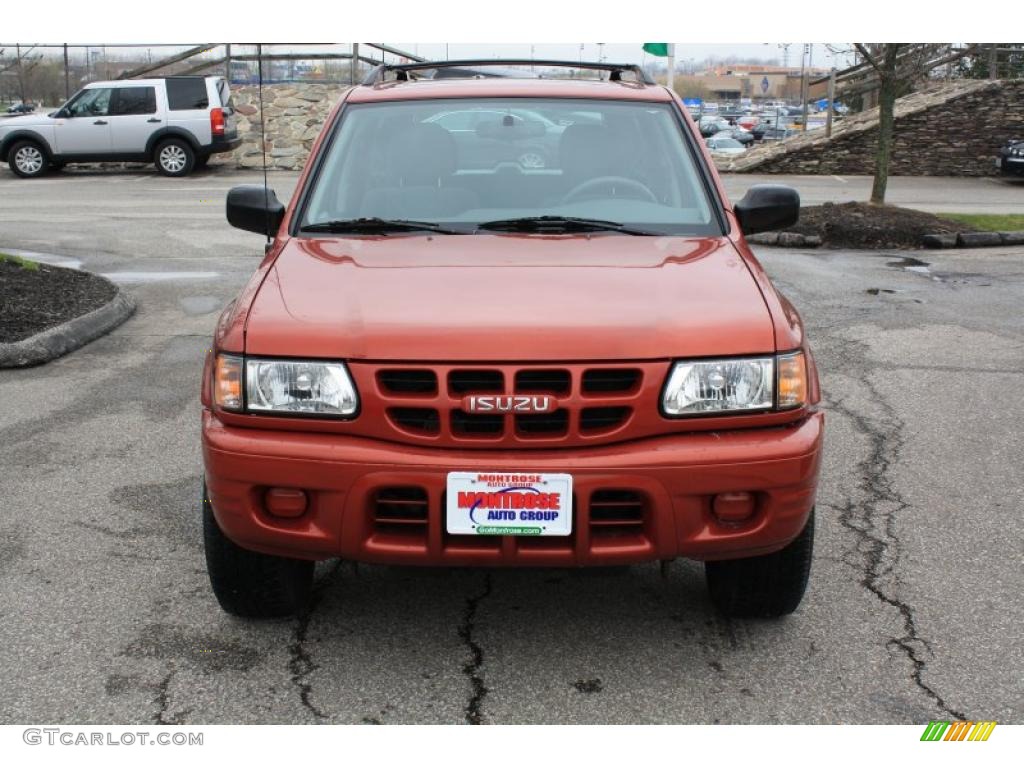 2001 Rodeo LS 4WD - Palazzo Red Mica / Gray photo #1