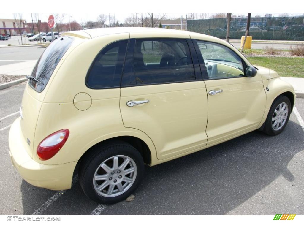 2007 PT Cruiser Touring - Pastel Yellow / Pastel Slate Gray photo #4