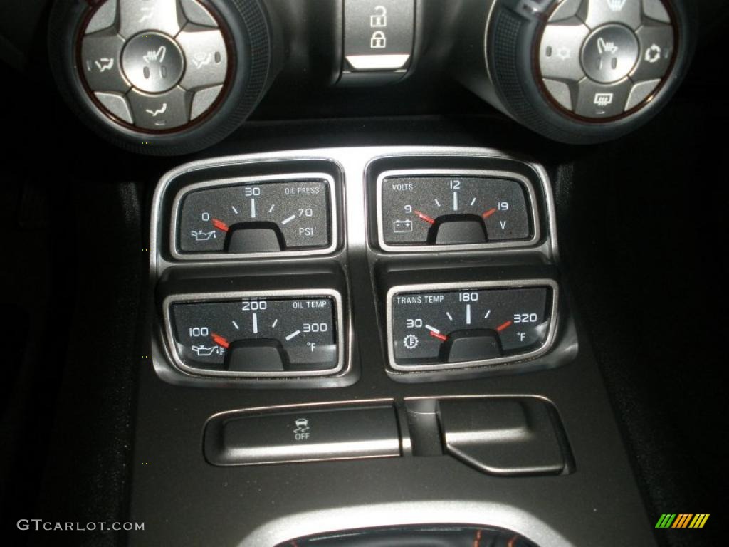 2010 Chevrolet Camaro SS Coupe Gauges Photo #48212905