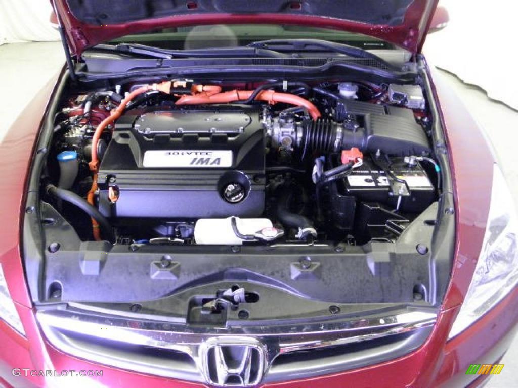 2007 Honda Accord Hybrid Sedan 3.0 Liter SOHC 24-Valve i-VTEC V6 IMA Gasoline/Electric Hybrid Engine Photo #48213115