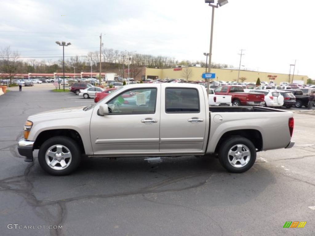 Silver Birch Metallic 2009 GMC Canyon SLE Crew Cab Exterior Photo #48213889