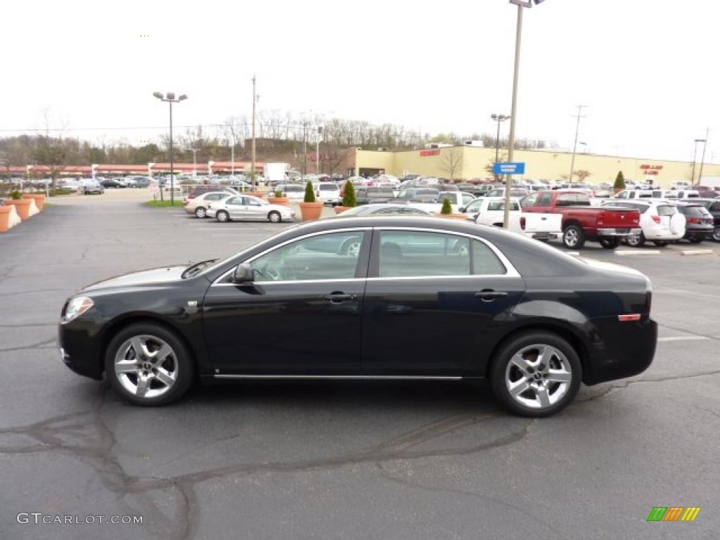2008 Malibu LT Sedan - Black Granite Metallic / Ebony photo #4