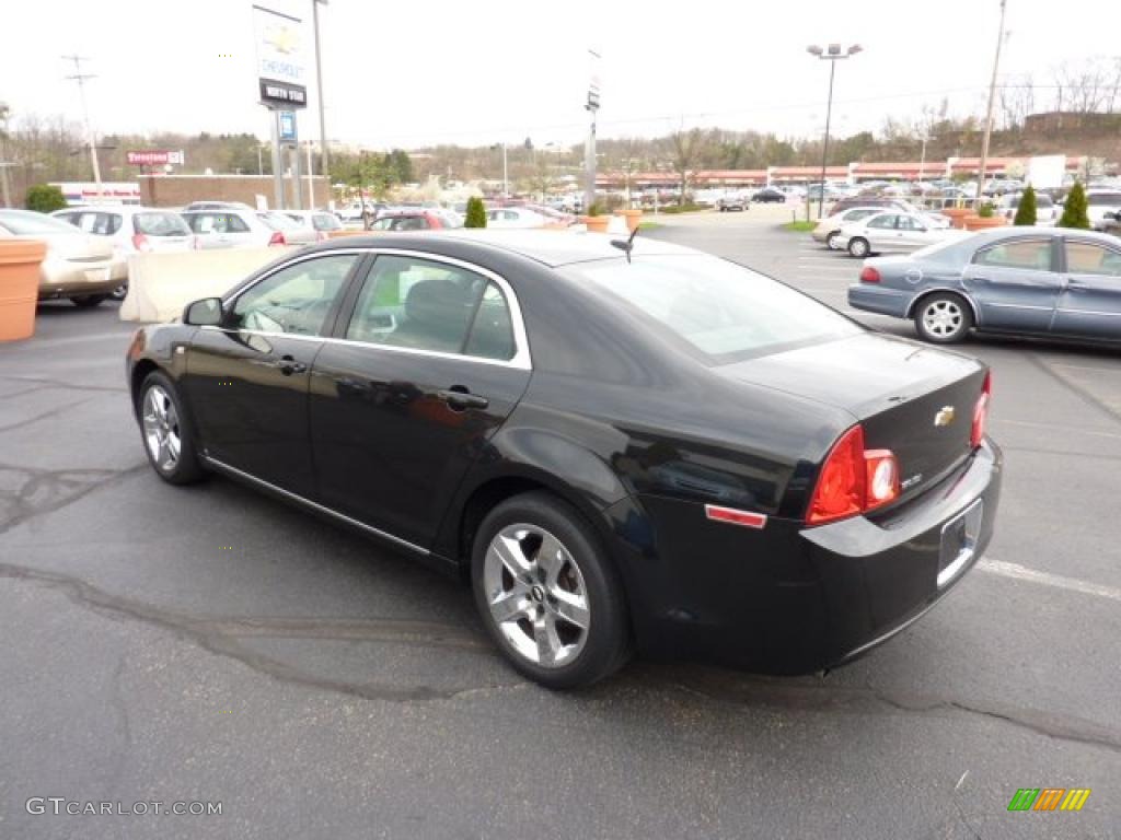 2008 Malibu LT Sedan - Black Granite Metallic / Ebony photo #5