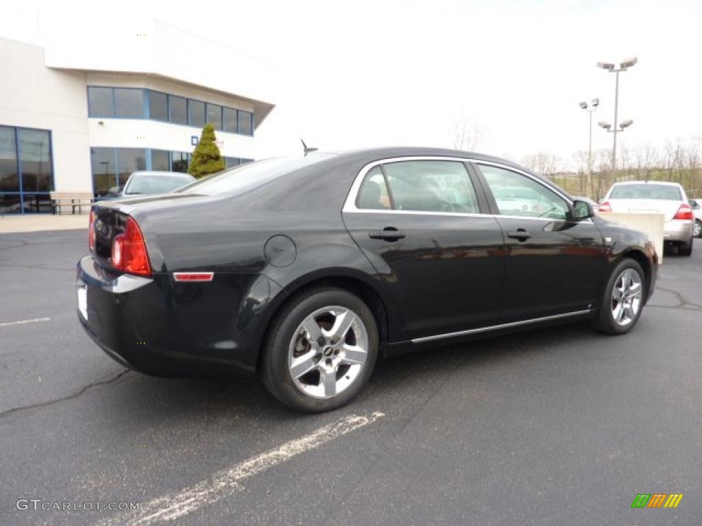 2008 Malibu LT Sedan - Black Granite Metallic / Ebony photo #10