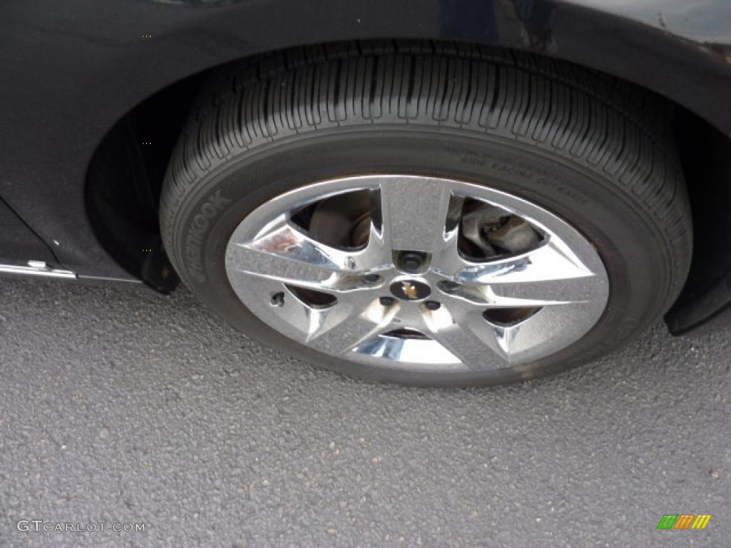 2008 Malibu LT Sedan - Black Granite Metallic / Ebony photo #12