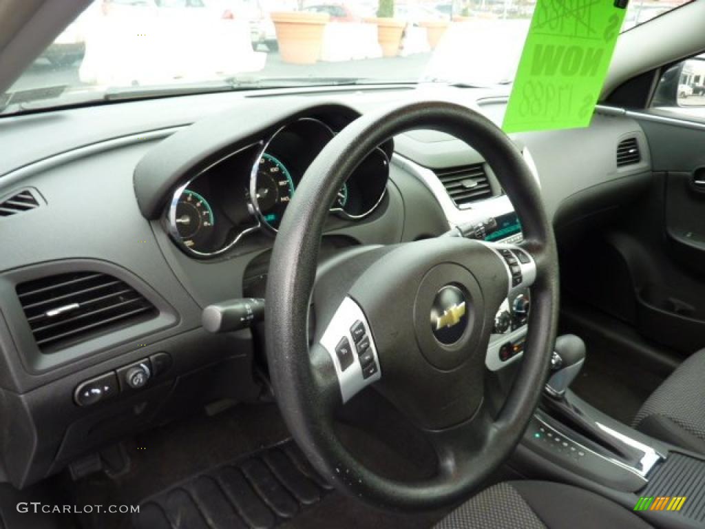 2008 Malibu LT Sedan - Black Granite Metallic / Ebony photo #13
