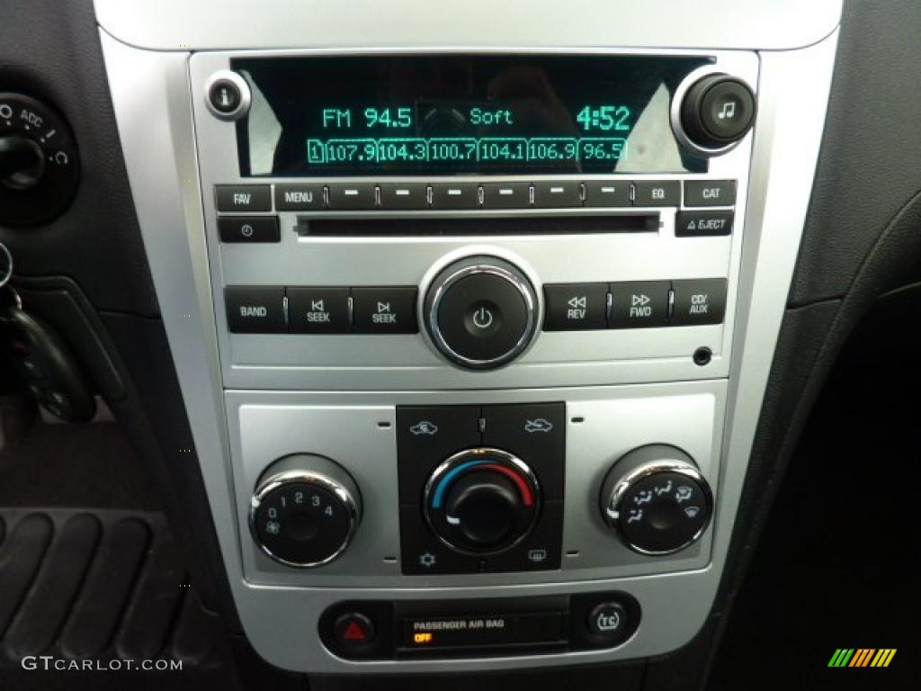 2008 Malibu LT Sedan - Black Granite Metallic / Ebony photo #17