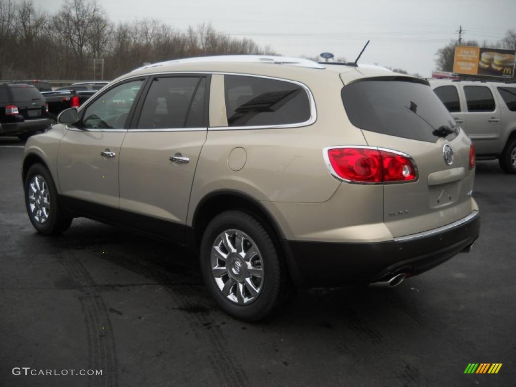 2011 Enclave CXL AWD - Gold Mist Metallic / Cashmere/Cocoa photo #5