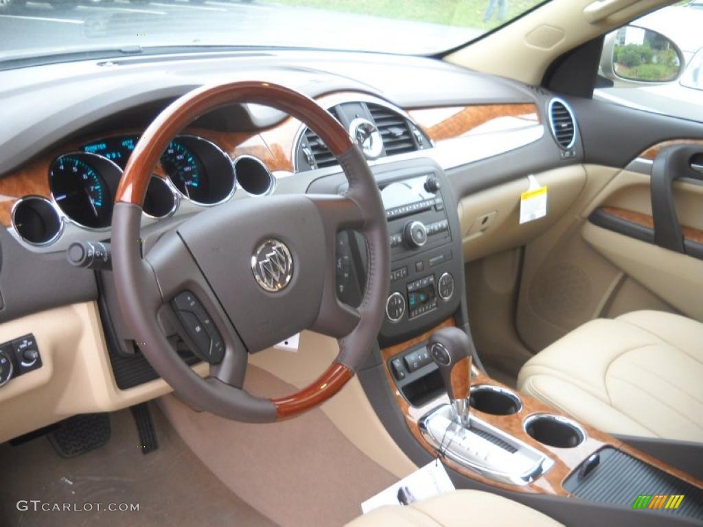 2011 Enclave CXL AWD - Gold Mist Metallic / Cashmere/Cocoa photo #7