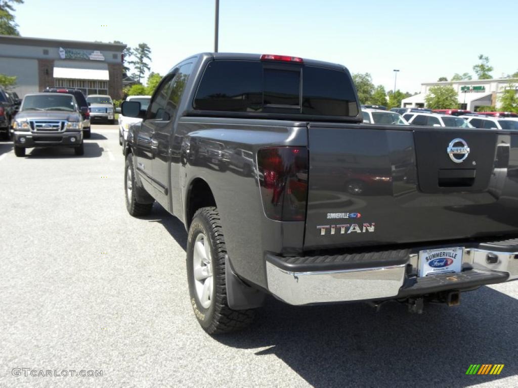 2009 Titan SE King Cab 4x4 - Majestic Blue / Charcoal photo #19