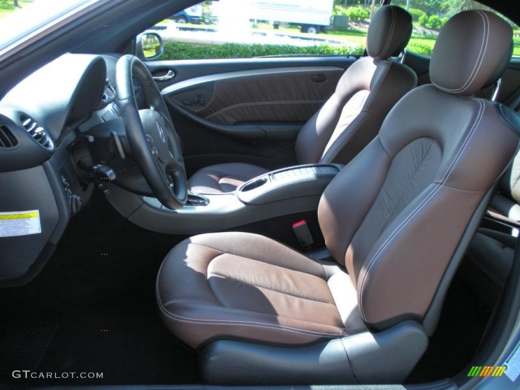 Tobacco Brown Interior 2009 Mercedes-Benz CLK 350 Grand Edition Coupe Photo #48215587