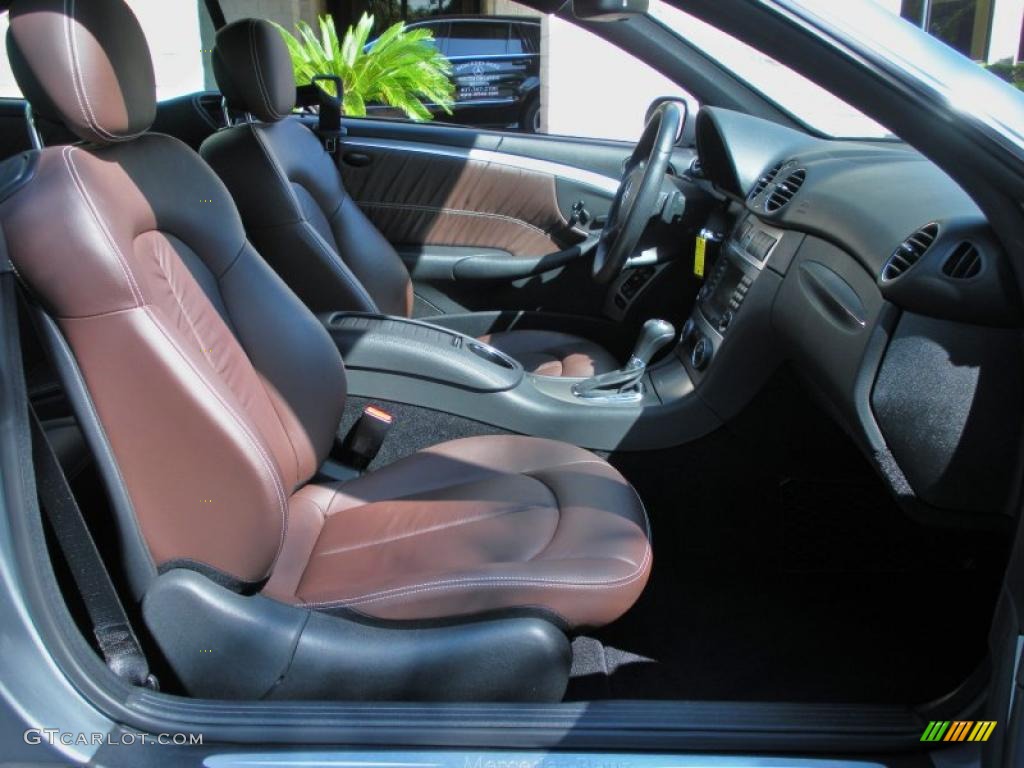 Tobacco Brown Interior 2009 Mercedes-Benz CLK 350 Grand Edition Coupe Photo #48215635