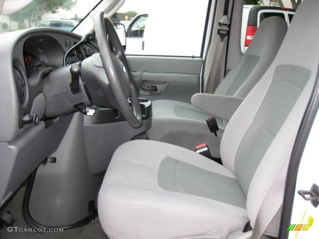 Medium Flint Grey Interior 2007 Ford E Series Van E150 Passenger Photo #48216175