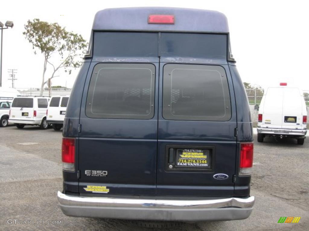 2002 E Series Van E350 Passenger Access Conversion - True Blue Metallic / Medium Graphite photo #5