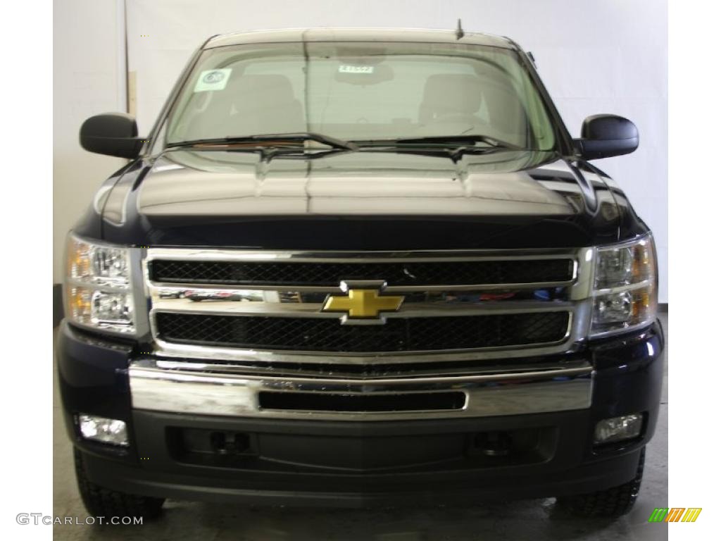 2011 Silverado 1500 LT Extended Cab 4x4 - Imperial Blue Metallic / Ebony photo #4