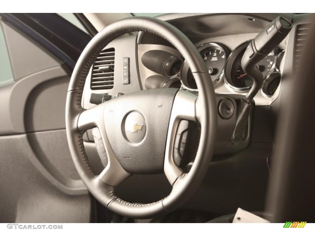 2011 Silverado 1500 LT Extended Cab 4x4 - Imperial Blue Metallic / Ebony photo #11