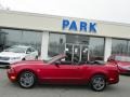 2010 Red Candy Metallic Ford Mustang V6 Premium Convertible  photo #15