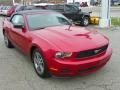 2010 Red Candy Metallic Ford Mustang V6 Premium Convertible  photo #24
