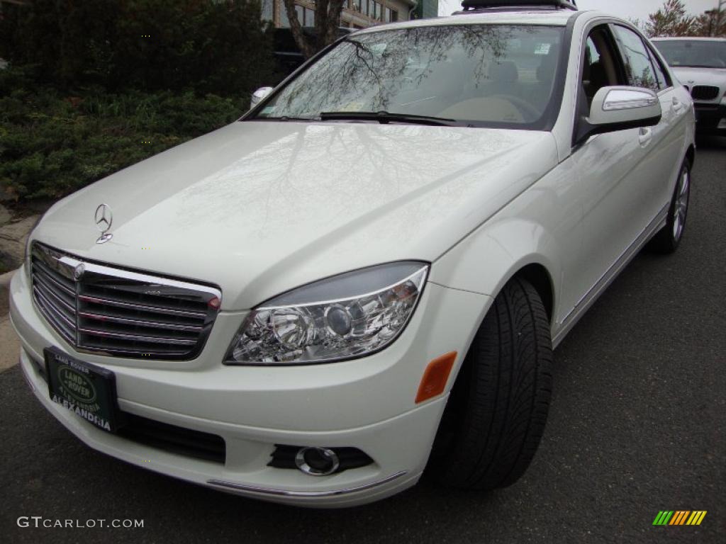 2008 C 300 4Matic Luxury - Arctic White / Savanna/Cashmere photo #1