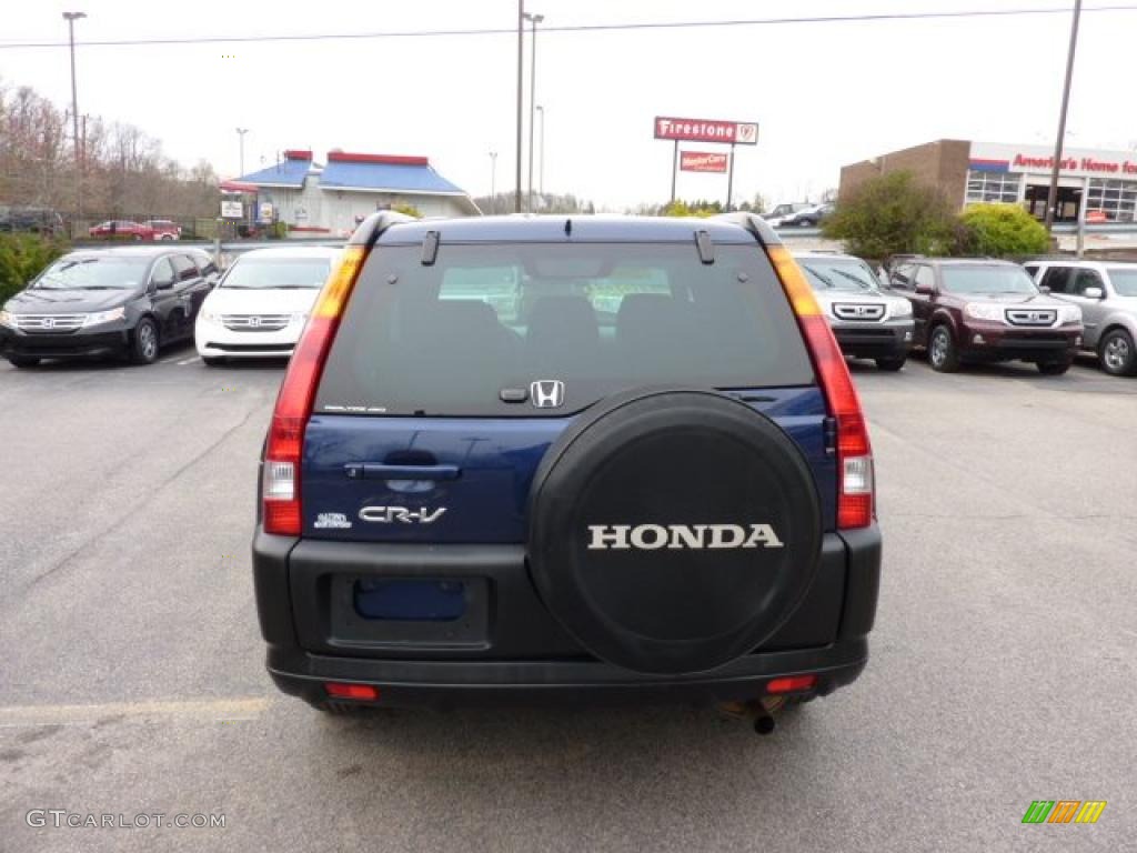 2004 CR-V EX 4WD - Eternal Blue Pearl / Black photo #3