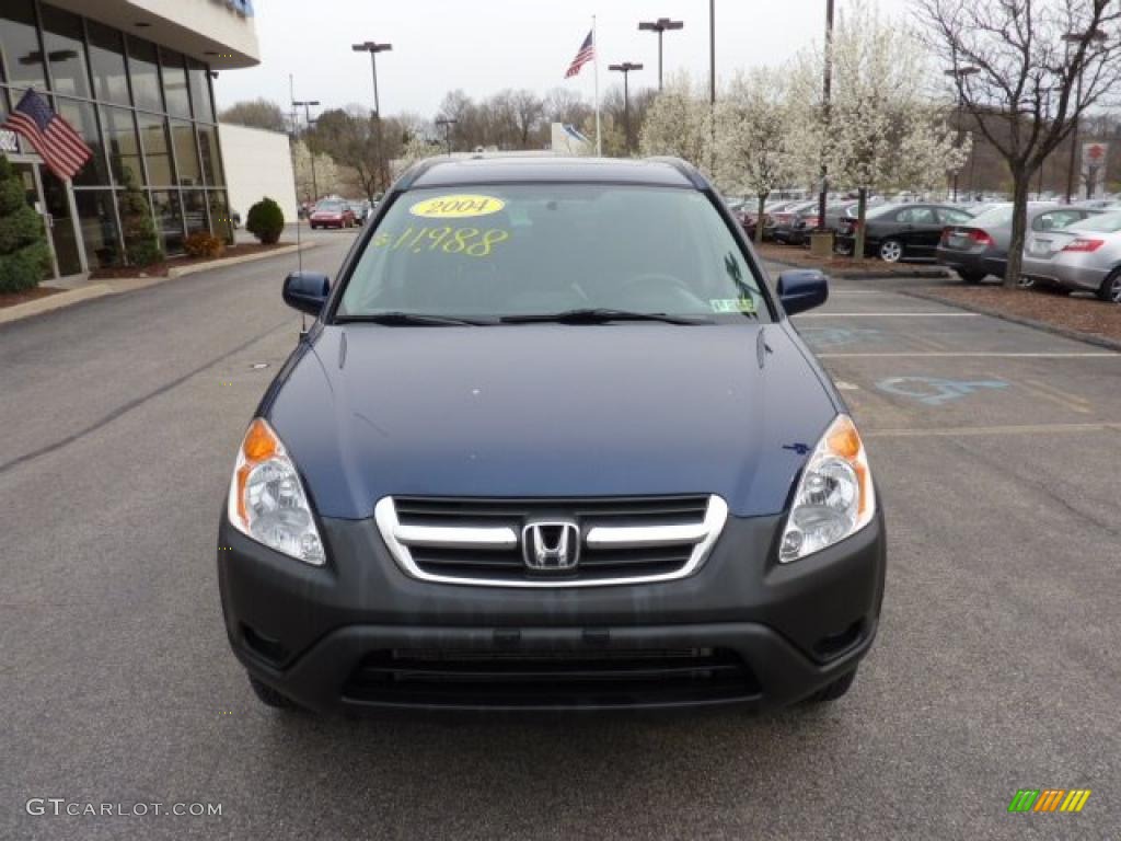 2004 CR-V EX 4WD - Eternal Blue Pearl / Black photo #6