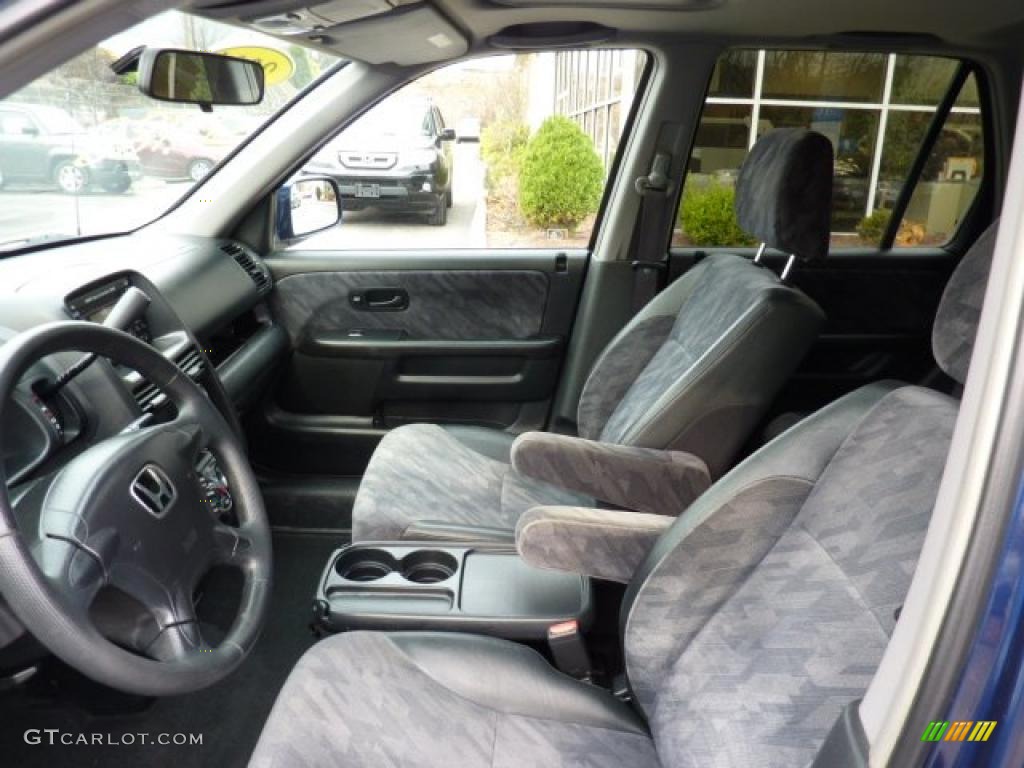 2004 CR-V EX 4WD - Eternal Blue Pearl / Black photo #8