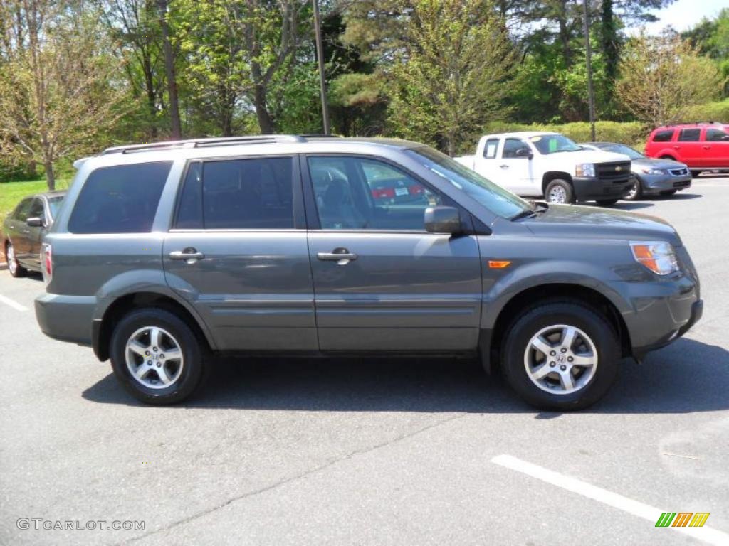 2007 Pilot EX - Nimbus Gray Metallic / Gray photo #5