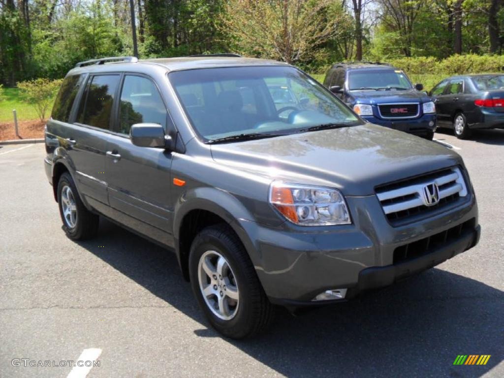 2007 Pilot EX - Nimbus Gray Metallic / Gray photo #6