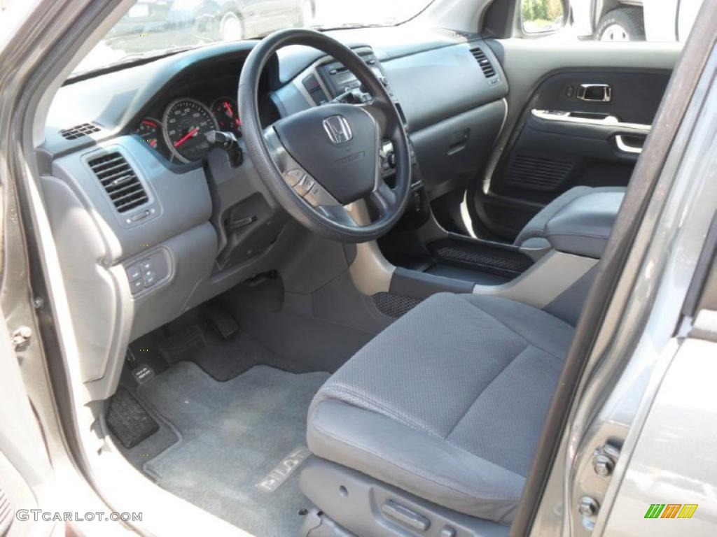 2007 Pilot EX - Nimbus Gray Metallic / Gray photo #24
