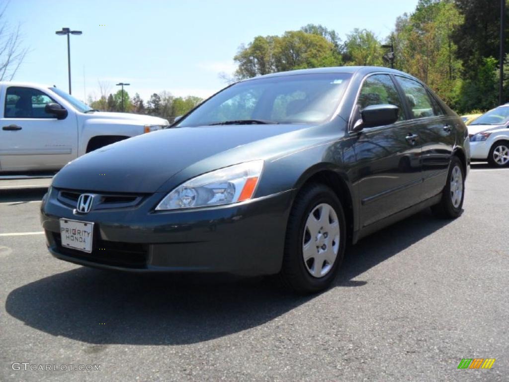 2005 Accord LX Sedan - Deep Green Pearl / Ivory photo #1