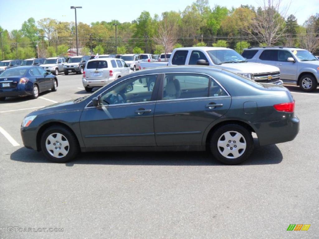 2005 Accord LX Sedan - Deep Green Pearl / Ivory photo #2