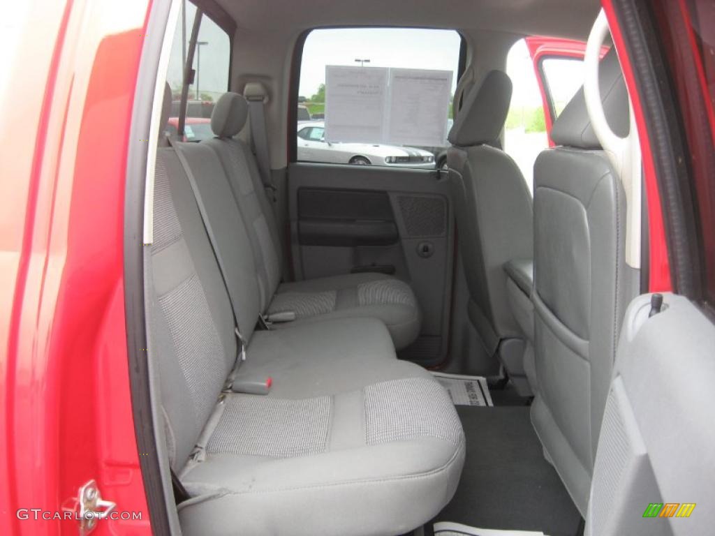 2007 Ram 1500 Big Horn Edition Quad Cab - Flame Red / Medium Slate Gray photo #16