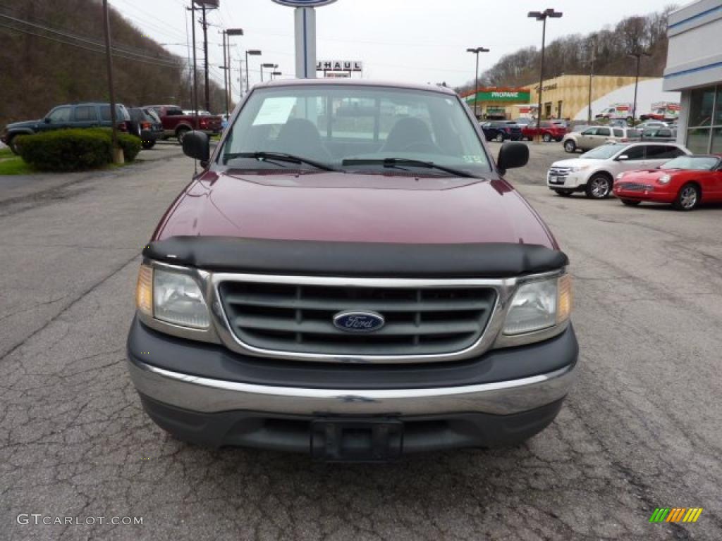 2003 F150 XLT Regular Cab 4x4 - Toreador Red Metallic / Dark Graphite Grey photo #7