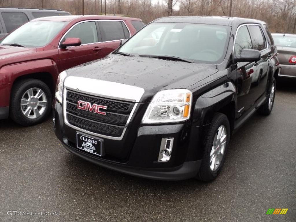 2011 Terrain SLE AWD - Onyx Black / Jet Black photo #1