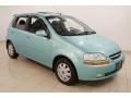 2005 Aqua Metallic Chevrolet Aveo LT Hatchback #48194228