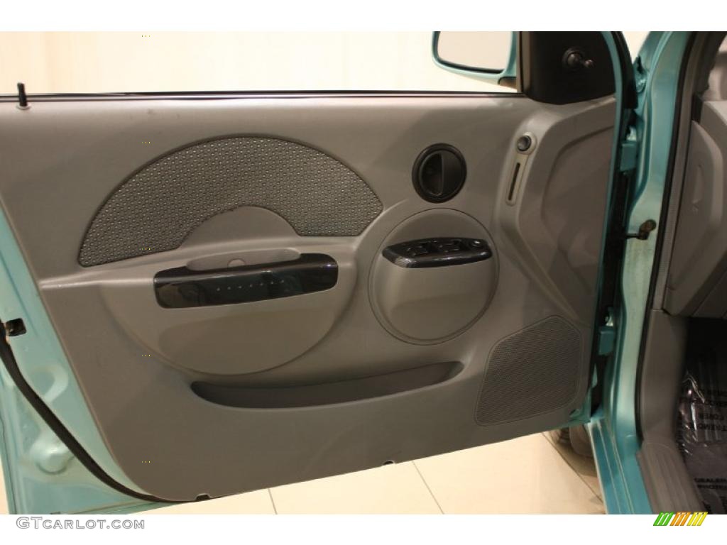 2005 Aveo LT Hatchback - Aqua Metallic / Gray photo #5