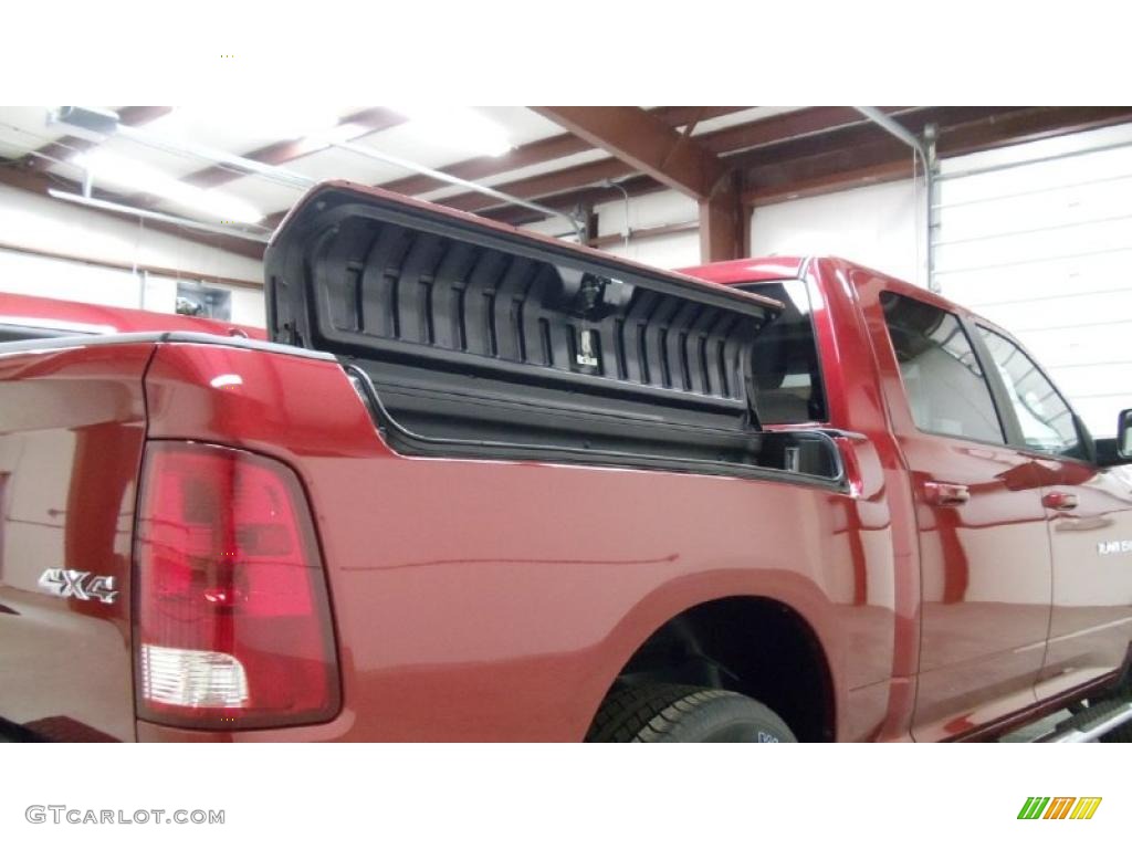 2011 Ram 1500 Sport Crew Cab 4x4 - Deep Cherry Red Crystal Pearl / Dark Slate Gray photo #9