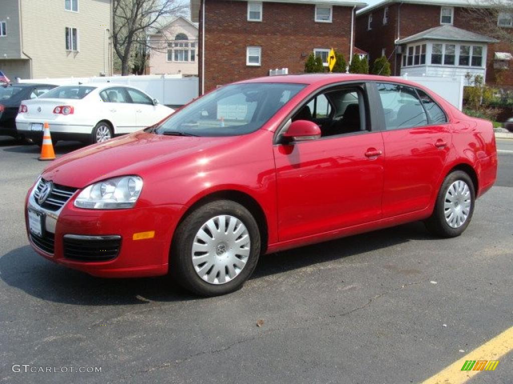 Salsa Red 2007 Volkswagen Jetta 2.5 Sedan Exterior Photo #48221846