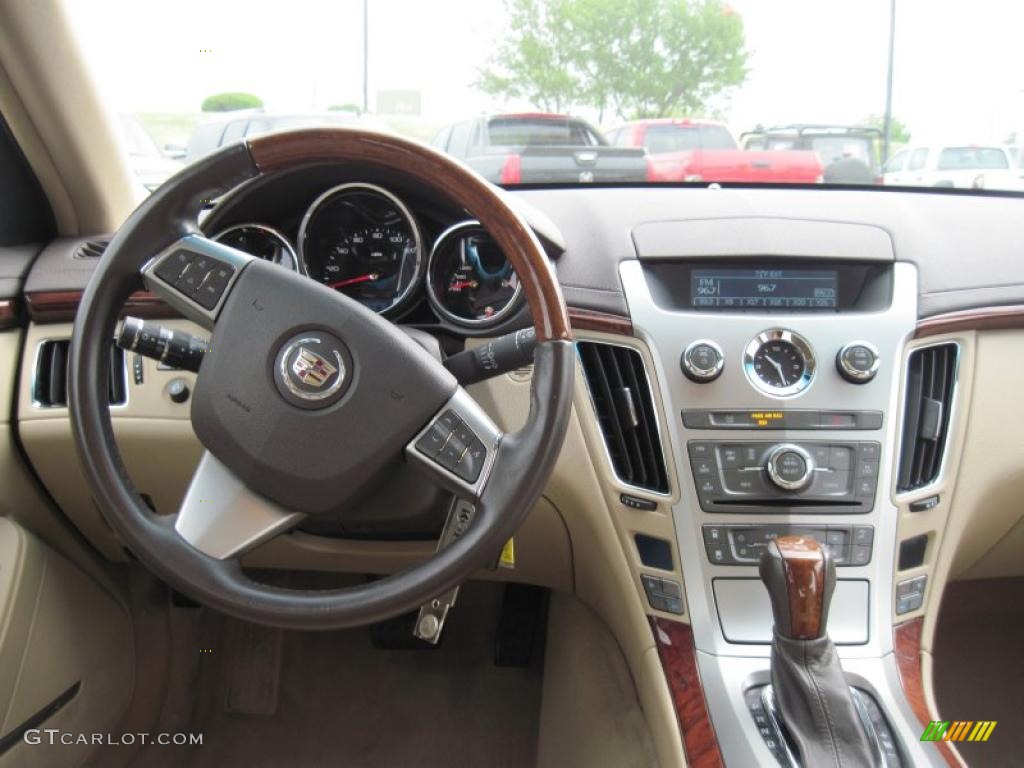 2008 CTS 4 AWD Sedan - Crystal Red / Cashmere/Cocoa photo #14