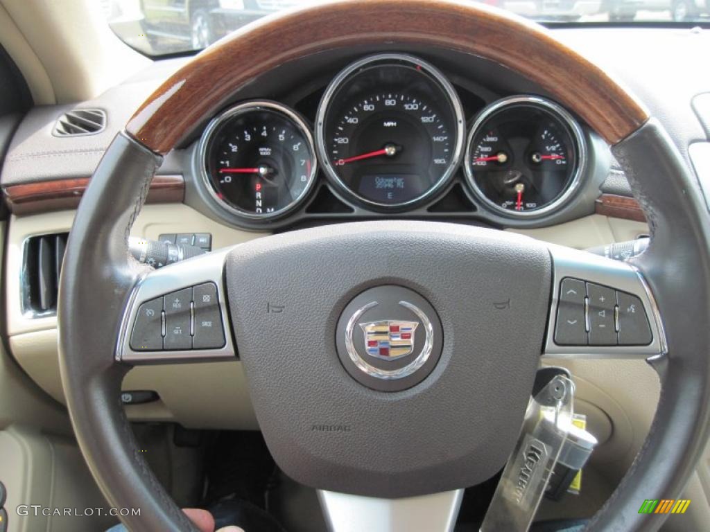 2008 CTS 4 AWD Sedan - Crystal Red / Cashmere/Cocoa photo #22