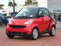 Rally Red 2011 Smart fortwo pure coupe
